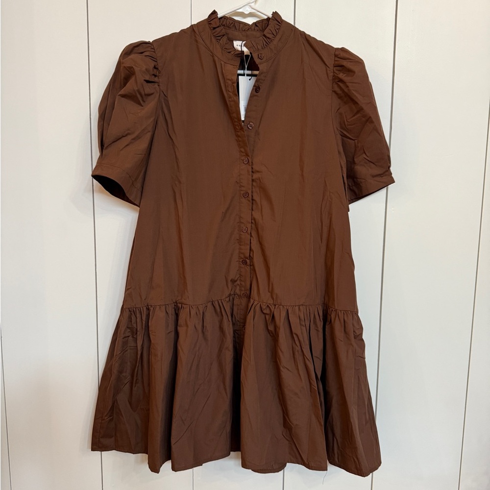 Entro Brown Mini Dress